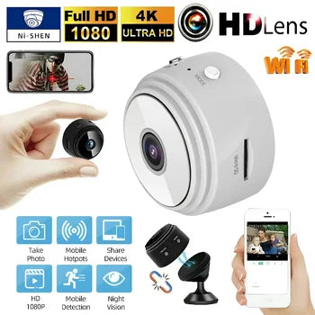 A9 WiFi Mini Camera HD 1080p Wireless Video Recorder Voice Recorder Security Monitoring Camera Smart Home For Infants And Pets