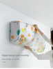 Air Conditioner Dust Cover Wall Mounted Indoor Hanging Dustproof Protective Cover (random Print)