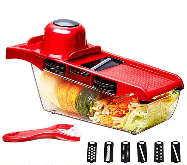 Vegetable Slicer Cutter with Box 10 in 1 Mandoline